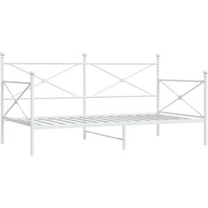 (white, 107 x 203 cm/without trundle) vidaXL Daybed with Trundle without Mattres (white, 107 x 203 cm/without trundle) vidaXL Daybed with Trundle without Mattres
