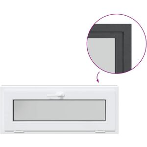 (anthracite, 100 x 40 cm) vidaXL Basement Window RISOR Tilt 3 Glazing egress win (anthracite, 100 x 40 cm) vidaXL Basement Window RISOR Tilt 3 Glazing egress win