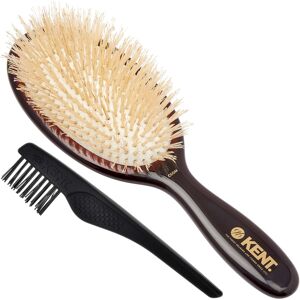 Kent CSGM 7.75"""" Classic Shine Medium Oval Cushion Straightening Brush and Hai Kent CSGM 7.75"""" Classic Shine Medium Oval Cushion Straightening Brush and Hai