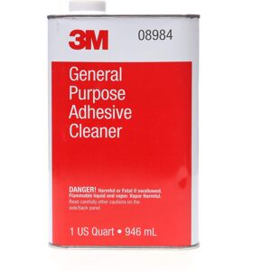 3M GENERAL PURPOSE ADHESIVE CLEANER 08984 1 QUART 6 PER CASE 3M GENERAL PURPOSE ADHESIVE CLEANER 08984 1 QUART 6 PER CASE