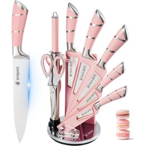 Unbranded 9-Piece High Carbon Stainless Steel Knife Set with Block for Kitchen Rust Proof Unbranded 9-Piece High Carbon Stainless Steel Knife Set with Block for Kitchen Rust Proof