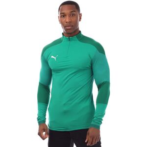 (L, Green) Puma Mens Final Quarter Zip Training Top (L, Green) Puma Mens Final Quarter Zip Training Top