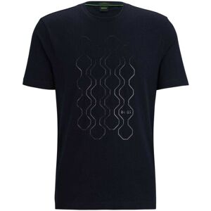 Hugo Boss (S, Dark Blue) Boss Mens Mirror Artwork T-Shirt Hugo Boss (S, Dark Blue) Boss Mens Mirror Artwork T-Shirt