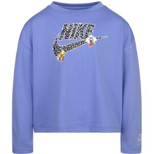 (4 Years, Blue) Nike Girls Notebook Knitted Long-Sleeved T-Shirt (4 Years, Blue) Nike Girls Notebook Knitted Long-Sleeved T-Shirt