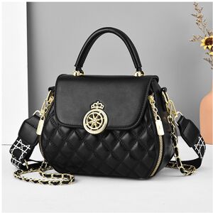 Unbranded (Black) Pu Metal Mark Leather Chain Bags Handbag Inner Zipper Card Slots Women F Unbranded (Black) Pu Metal Mark Leather Chain Bags Handbag Inner Zipper Card Slots Women F