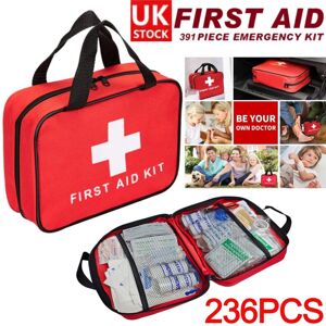 Unbranded 236 PIECE FIRST AID KIT BAG MEDICAL EMERGENCY KIT TRAVEL CAMPING HOME Unbranded 236 PIECE FIRST AID KIT BAG MEDICAL EMERGENCY KIT TRAVEL CAMPING HOME