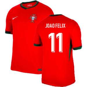 Nike (XXL) 2024-2025 Portugal Home Shirt (Joao Felix 11) Nike (XXL) 2024-2025 Portugal Home Shirt (Joao Felix 11)