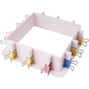 Unbranded (As show, One size) Plastic Housing Frame for DIY Resin Molds Candle Molds Soap Unbranded (As show, One size) Plastic Housing Frame for DIY Resin Molds Candle Molds Soap