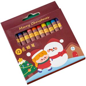 Unbranded (Christmas Teddy, One size) Children Crayon Pens 8 Colors 12 Colors Finger Crayo Unbranded (Christmas Teddy, One size) Children Crayon Pens 8 Colors 12 Colors Finger Crayo