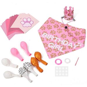 Unbranded (S, Pink) Pet Birthday Dress up Set for Dogs Cat Party Celebrations Dog Birthday Unbranded (S, Pink) Pet Birthday Dress up Set for Dogs Cat Party Celebrations Dog Birthday