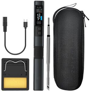 Unbranded (HS02A, One size) HS-02 Smart Electric Soldering Iron PD100W 0.96" Screen A Unbranded (HS02A, One size) HS-02 Smart Electric Soldering Iron PD100W 0.96" Screen A