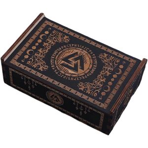 Unbranded (Style E, One size) Portable Wood Tarots Card Box Push Pull Card Box Gift Case D Unbranded (Style E, One size) Portable Wood Tarots Card Box Push Pull Card Box Gift Case D