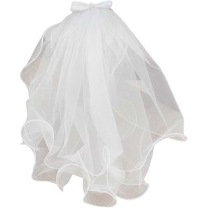 Unbranded (As show, One size) Bowknot Short Wedding Veil with Rolled Edge Hair Accessories Unbranded (As show, One size) Bowknot Short Wedding Veil with Rolled Edge Hair Accessories