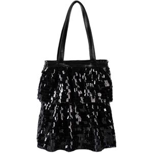 Unbranded (Black, One size) Glitter Sequins Toted Bag Hoboes Bags Shoulder Bags Trendy Han Unbranded (Black, One size) Glitter Sequins Toted Bag Hoboes Bags Shoulder Bags Trendy Han
