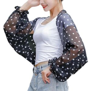 Unbranded (Blue plum blossom, One size) Sun Protective Shawl with Flared Sleeves Cooling A Unbranded (Blue plum blossom, One size) Sun Protective Shawl with Flared Sleeves Cooling A