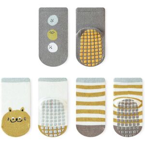 Unbranded (L 3 to 5Y, 3 Pairs Set A) Cartoon Print Non Slip Socks, 3 Pairs Baby Floor Sock Unbranded (L 3 to 5Y, 3 Pairs Set A) Cartoon Print Non Slip Socks, 3 Pairs Baby Floor Sock
