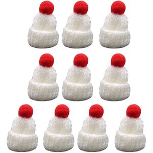Unbranded (2, One size) Set of 10 Christmas Mini Knitted Hats for DIY Crafts and Party Dec Unbranded (2, One size) Set of 10 Christmas Mini Knitted Hats for DIY Crafts and Party Dec