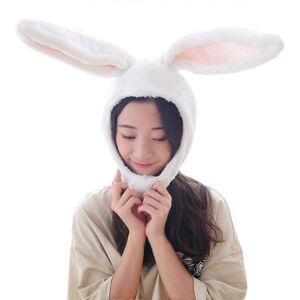 Unbranded (As show, One size) Women Men Funny Plush Ears Hood Hat Cute Rabbit Eastern Cosp Unbranded (As show, One size) Women Men Funny Plush Ears Hood Hat Cute Rabbit Eastern Cosp