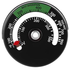 Unbranded (As show, One size) Fireplace Stove Thermometer Fire Place Temperature Monitor S Unbranded (As show, One size) Fireplace Stove Thermometer Fire Place Temperature Monitor S