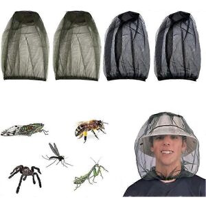 Kikidex (As show, One size) 4 Pack Mosquito Net Face Mask Mosquito Net Head Cover Insect Kikidex (As show, One size) 4 Pack Mosquito Net Face Mask Mosquito Net Head Cover Insect