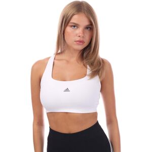 (L D-DD, White) Adidas Womens/Ladies Powerimpact Medium Support Training Sports (L D-DD, White) Adidas Womens/Ladies Powerimpact Medium Support Training Sports
