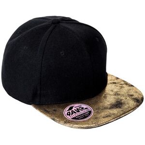 (One Size, Black/Gold) Result Headwear Unisex Adult Bronx Glitter Flat Peak Snap (One Size, Black/Gold) Result Headwear Unisex Adult Bronx Glitter Flat Peak Snap