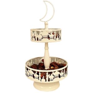 Unbranded (Type A, One size) European Style Dessert Table Cake Stand Two Tiers Ramadan Pla Unbranded (Type A, One size) European Style Dessert Table Cake Stand Two Tiers Ramadan Pla