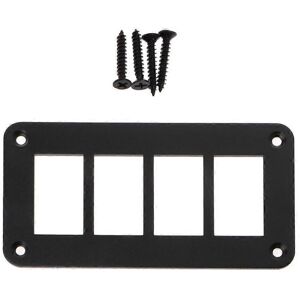 Unbranded (As show, One size) 2/3/4/6 Way Aluminum Rocker Switch Panel Housing Holder FOR Unbranded (As show, One size) 2/3/4/6 Way Aluminum Rocker Switch Panel Housing Holder FOR