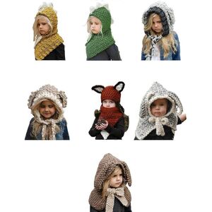 Unbranded (Dinosaur green, One size) Toddler Winter Warm Hat Thicken Winter Beanie Hats wi Unbranded (Dinosaur green, One size) Toddler Winter Warm Hat Thicken Winter Beanie Hats wi