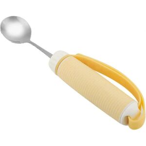 Kikidex (As show, One size) 304 Stainless Steel Anti-tremor Food Aid Fork Spoon For Disa Kikidex (As show, One size) 304 Stainless Steel Anti-tremor Food Aid Fork Spoon For Disa