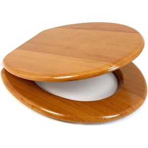 Marco Paul 18" Wooden Toilet Seat with Hinges and Fittings Universal Marco Paul 18" Wooden Toilet Seat with Hinges and Fittings Universal