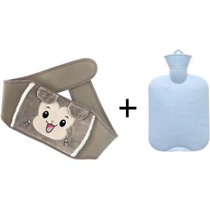 Kikidex (cat, One size) 1000ml Hot Water Bottle Bag + Belt Rubber Or Warm Plush Pouch Wa Kikidex (cat, One size) 1000ml Hot Water Bottle Bag + Belt Rubber Or Warm Plush Pouch Wa