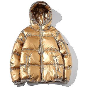 Kikidex (4XL, Royal Blue) Down Jacket Men's Full Zip Thick Hooded Cotton Winter Warm Kikidex (4XL, Royal Blue) Down Jacket Men's Full Zip Thick Hooded Cotton Winter Warm