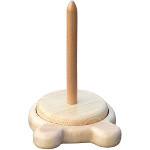 Unbranded (Large single axle, One size) Wood Yarn Holder Rotatable Yarn Spool Holder Porta Unbranded (Large single axle, One size) Wood Yarn Holder Rotatable Yarn Spool Holder Porta