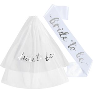 Unbranded (Style 8, One size) Bridal Tulle Veil Sash for Bachelorette Party Hen Party for Unbranded (Style 8, One size) Bridal Tulle Veil Sash for Bachelorette Party Hen Party for