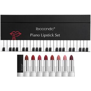Unbranded (As show, One size) 8pcs Matte Lipstick Set Velvet Lipstick Moisturizing Long La Unbranded (As show, One size) 8pcs Matte Lipstick Set Velvet Lipstick Moisturizing Long La