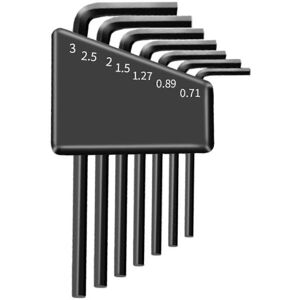 Unbranded (As show, One size) 7/9Pcs Hex Key Allen Wrench Set Double End Hex Key Set Tool Unbranded (As show, One size) 7/9Pcs Hex Key Allen Wrench Set Double End Hex Key Set Tool