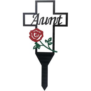 Unbranded (Dad, One size) Memorial Cross Yard Stake Cemetery Memorial Cross Stake Metal Cr Unbranded (Dad, One size) Memorial Cross Yard Stake Cemetery Memorial Cross Stake Metal Cr