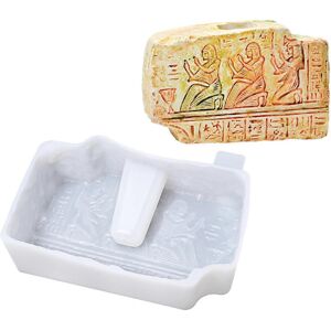 Unbranded (Rosetta Stone, One size) Egypt Theme Statue Silicone Vase Molds Silicone Candle Unbranded (Rosetta Stone, One size) Egypt Theme Statue Silicone Vase Molds Silicone Candle