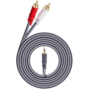 Unbranded (3m, One size) Premium RCAs Cable 3.5mm to 2RCA Audios Cable Gold Plate Connecto Unbranded (3m, One size) Premium RCAs Cable 3.5mm to 2RCA Audios Cable Gold Plate Connecto
