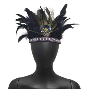 Unbranded (Purple, One size) Ethnic Feather Headband Festival Celebration IndianChiefs Hai Unbranded (Purple, One size) Ethnic Feather Headband Festival Celebration IndianChiefs Hai