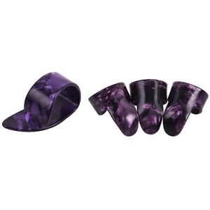 Unbranded (As show, One size) 4 Pcs Adjustable Finger Thumb Picks Plastic Finger Picks Rep Unbranded (As show, One size) 4 Pcs Adjustable Finger Thumb Picks Plastic Finger Picks Rep