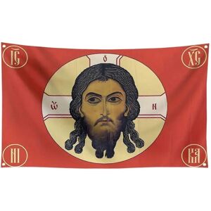 Unbranded (As show, One size) 3x5ft Tsarist Russian Gonfalon Flag Religion Faith Portrait Unbranded (As show, One size) 3x5ft Tsarist Russian Gonfalon Flag Religion Faith Portrait