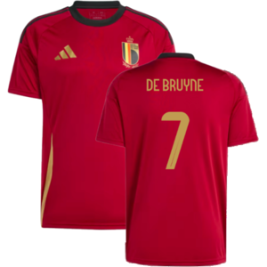 adidas (S) 2024-2025 Belgium Home Fan Shirt (De Bruyne 7) adidas (S) 2024-2025 Belgium Home Fan Shirt (De Bruyne 7)
