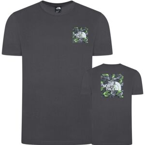 (Small) The North Face Mens M Box Exploration Anthracite Grey T-Shirt (Small) The North Face Mens M Box Exploration Anthracite Grey T-Shirt