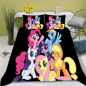 Gaatpot (7, 240*220) Three-piece 3D digital printing bedding set My Little Pony student Gaatpot (7, 240*220) Three-piece 3D digital printing bedding set My Little Pony student