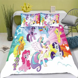 Gaatpot (9, 200*200) Three-piece 3D digital printing bedding set My Little Pony student Gaatpot (9, 200*200) Three-piece 3D digital printing bedding set My Little Pony student