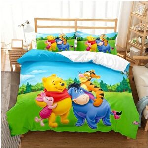 Gaatpot (WN2, 260*220) Winnie the Pooh three-piece bedding set 3D digital print three (f Gaatpot (WN2, 260*220) Winnie the Pooh three-piece bedding set 3D digital print three (f