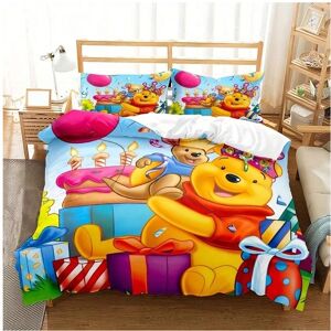 Gaatpot (WN6, 200*200) Winnie the Pooh three-piece bedding set 3D digital print three (f Gaatpot (WN6, 200*200) Winnie the Pooh three-piece bedding set 3D digital print three (f