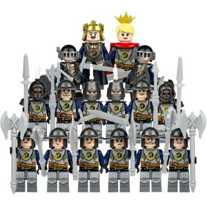 HELLSA (5) 16SET Medieval Knights building blocks of ancient Mini Figures Fits Lego UK HELLSA (5) 16SET Medieval Knights building blocks of ancient Mini Figures Fits Lego UK